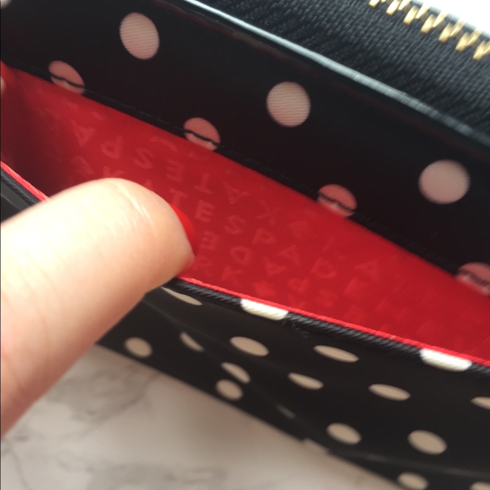 NWT Kate Spade Polka Dot Wallet - Picture 3 of 4